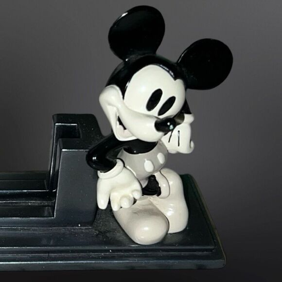 Disney Mickey Mouse Busines Card Holder Office Desk Decor Black & White - Picture 6 of 6
